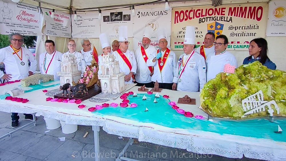 Palermo, 14 luglio 2025 – Una mega torta di ricotta da record per Santa Rosalia