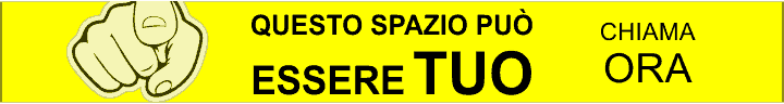 QUESTO SPAZIO PUò ESSERE TUO